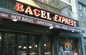 Bagel Express Coffee Shop enjoys our coffee delivery service and Aroma machine.